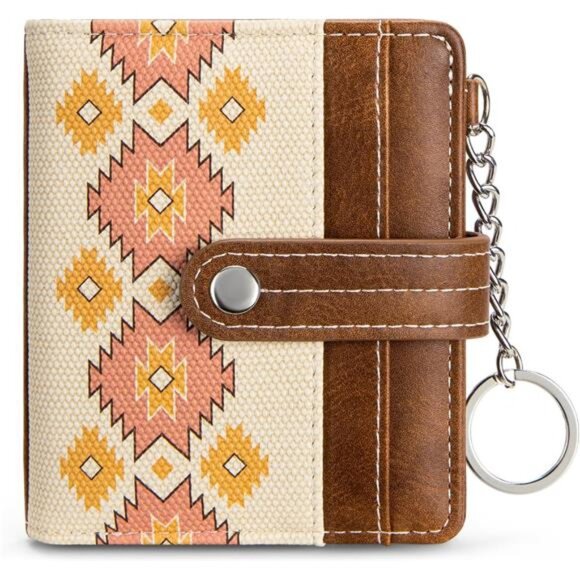 Slim Wallet with Zipper Coin Pocket 001